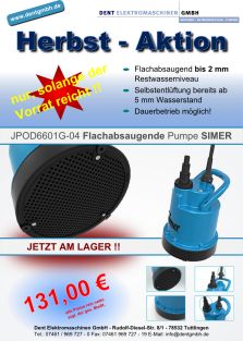 Herbstaktion - SIEMER Pumpen